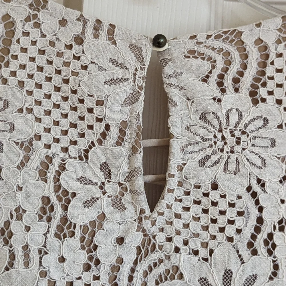 ENTRO Boho M Lace Top Flared Sleeves Corset Neckline Coquette